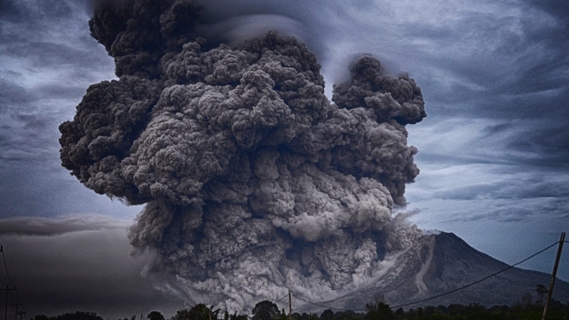 A crazy volcano photo